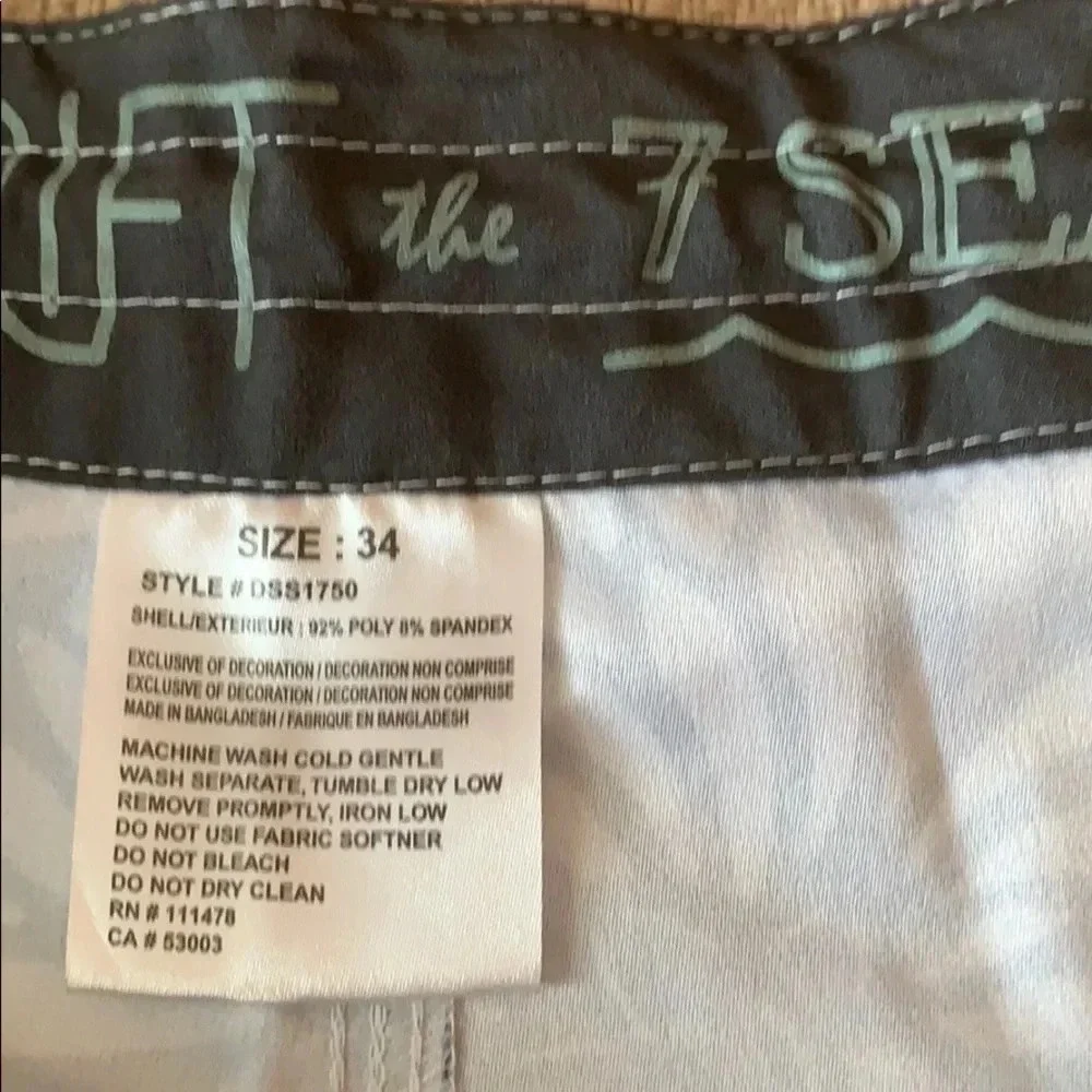Drift the 7 Seas Cardiff Board Shorts Swim Trunks 34